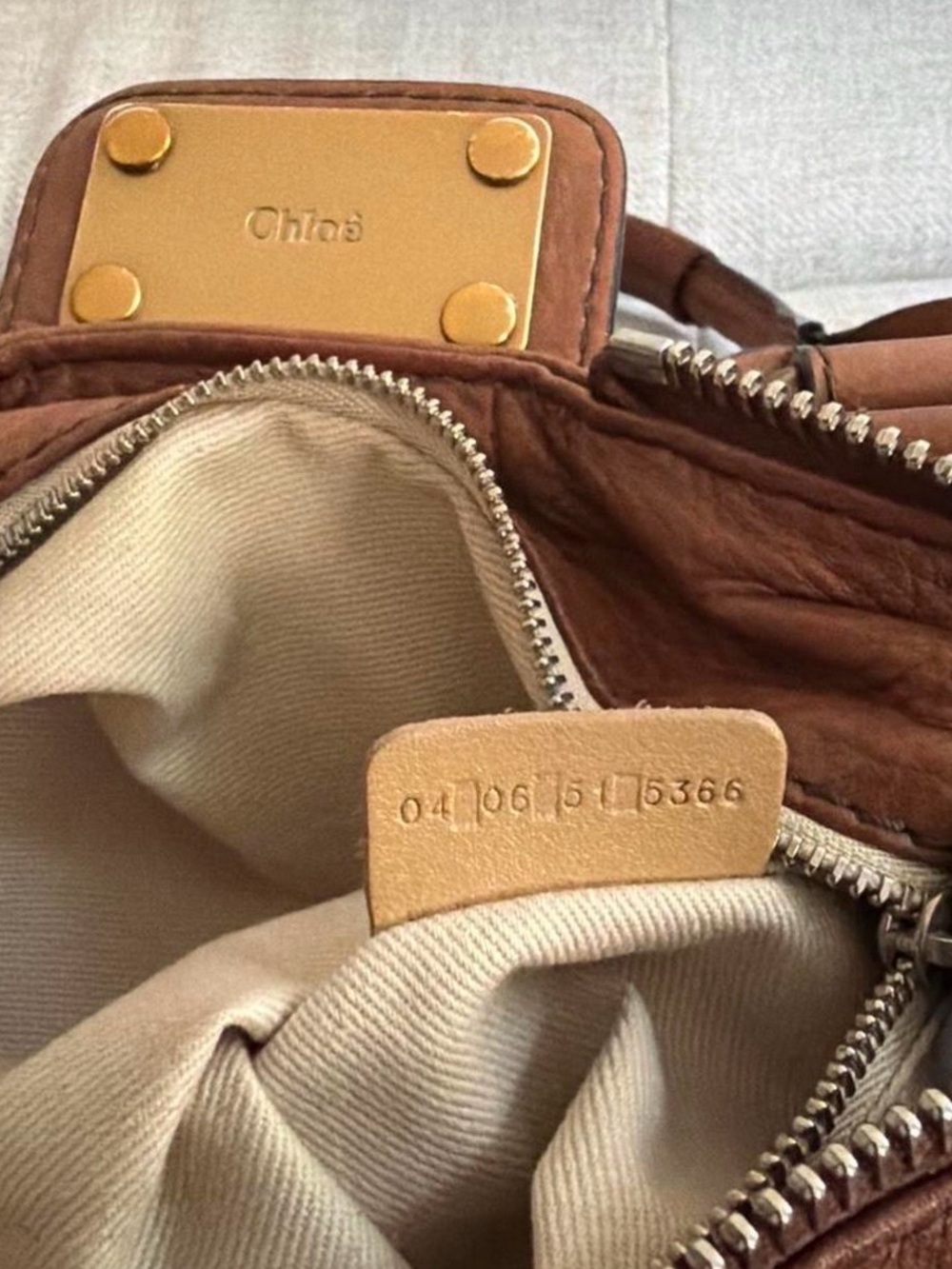 Chloe Brown Leather Paddington Satchel with Gold Hardware - Picture 4 of 13
